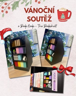 Vánoční soutěž, která potrvá přesně do 24.12.2025 včetně🎄📚 takže tenhle BOOK NOOK KNIHOVNY může být tvým prvním...
