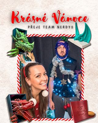 NERDYS tým vám přeje Krásné Vánoce 🎄🎅🏼 plné pohody a zdravíčka ❤️